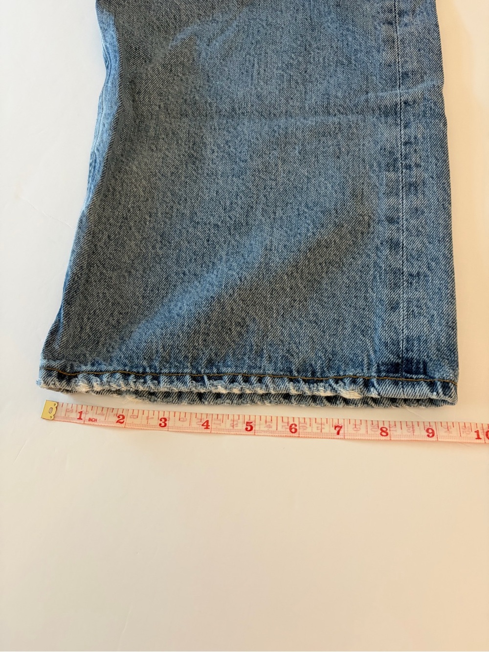 Agolde Women’s Medium Wash Wide Leg Denim Jeans Size 27 - Picture 5 of 9
